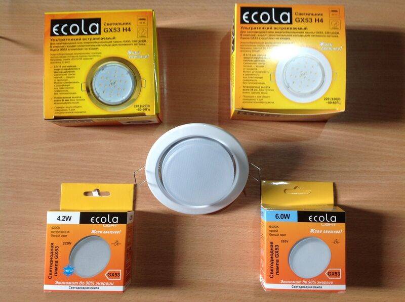 Светодиодные и энергосберегающие лампы ecola