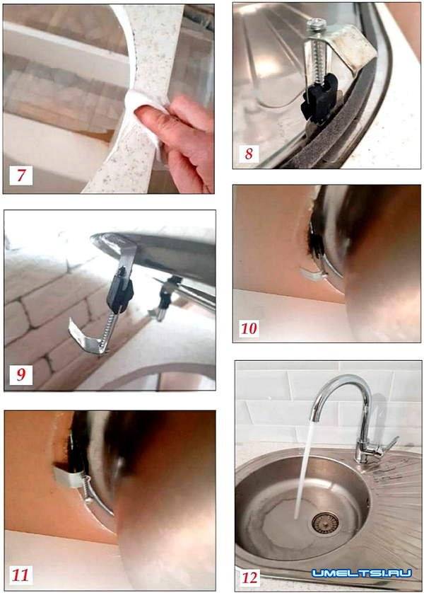 Накладная раковина на столешницу в ванную комнату: монтажные инструкции