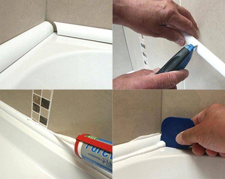 Как установить пвх уголок на ванну фото инструкция