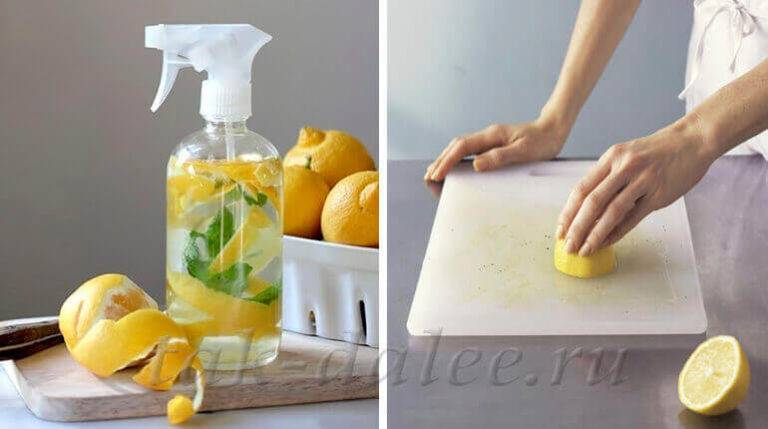 Чистка лимонной кислотой