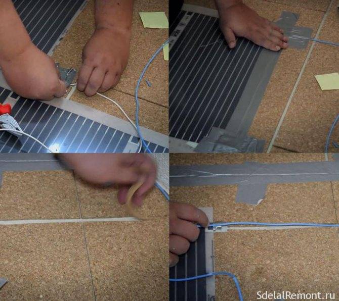 Как укладывать инфракрасный теплый пол под ламинат – инструкция по монтажу