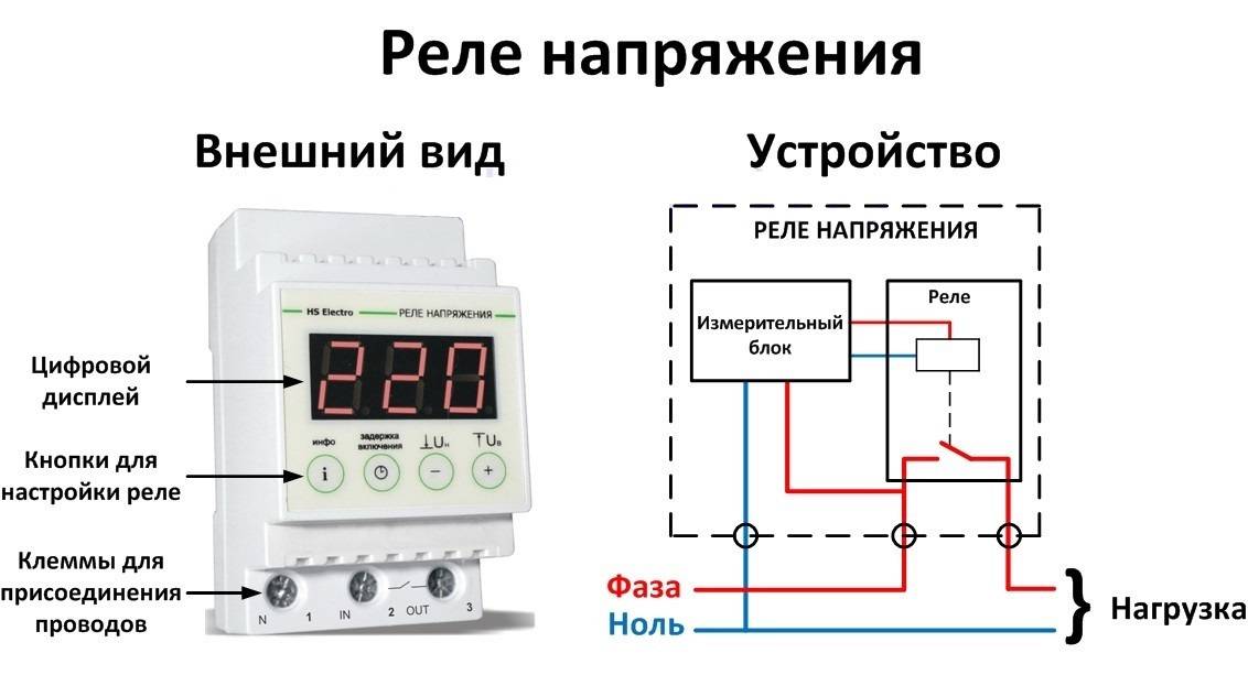 Схема реле холодильника