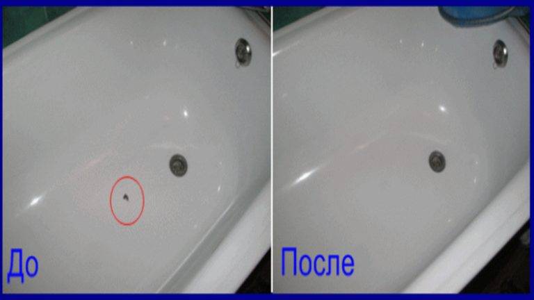 Скол на ванне: причины появления дефектов и устранение