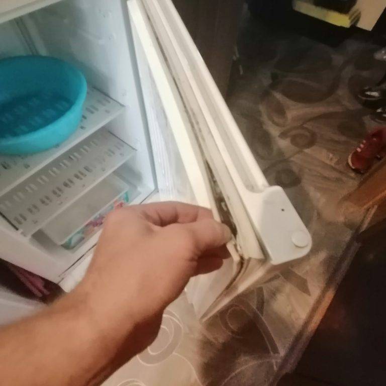 Как восстановить уплотнительную резинку холодильника без ее замены