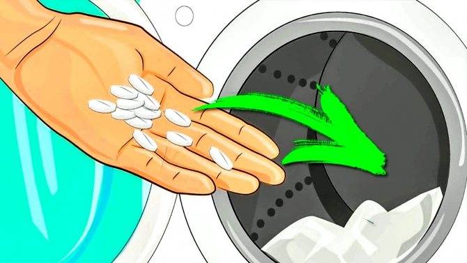 Как использовать аспирин для стирки белья в стиральной машине