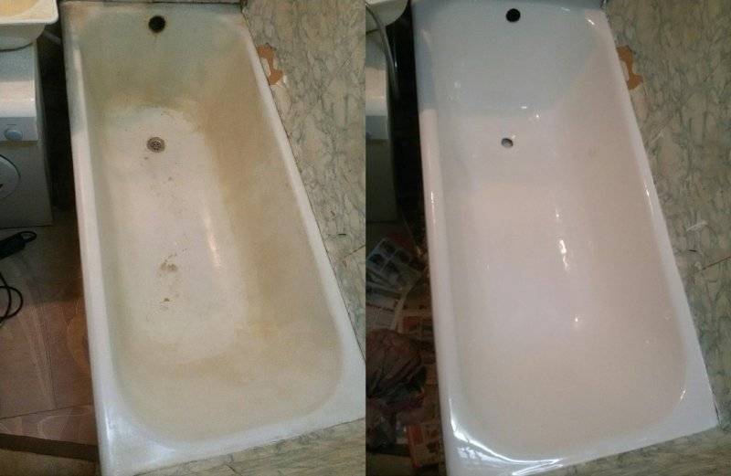 Сравниваем реставрацию ванны вкладышем и наливным акрилом