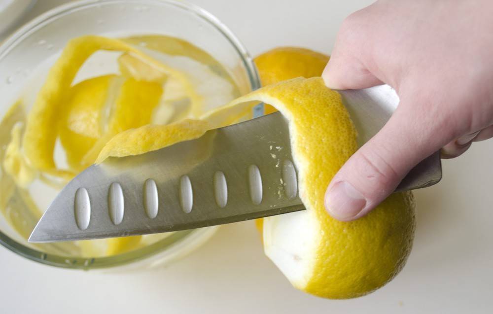 Как снять кожуру лимона
