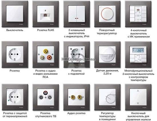 Виды и типы выключателей света: обзор по вариантам подключения + разбор популярных брендов