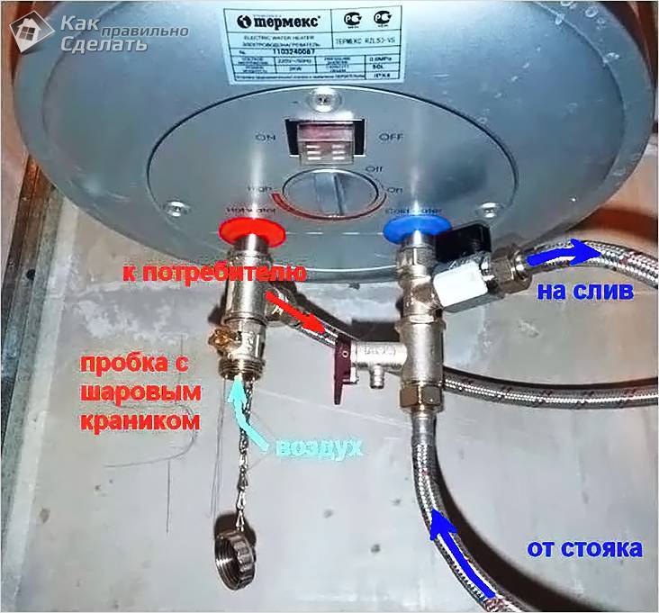Как правильно отключить водонагреватель накопительный? как правильно включить и отключить водонагреватель