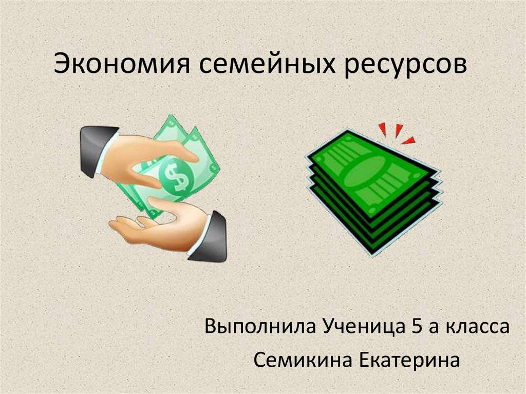 Проект экономика семейного бюджета