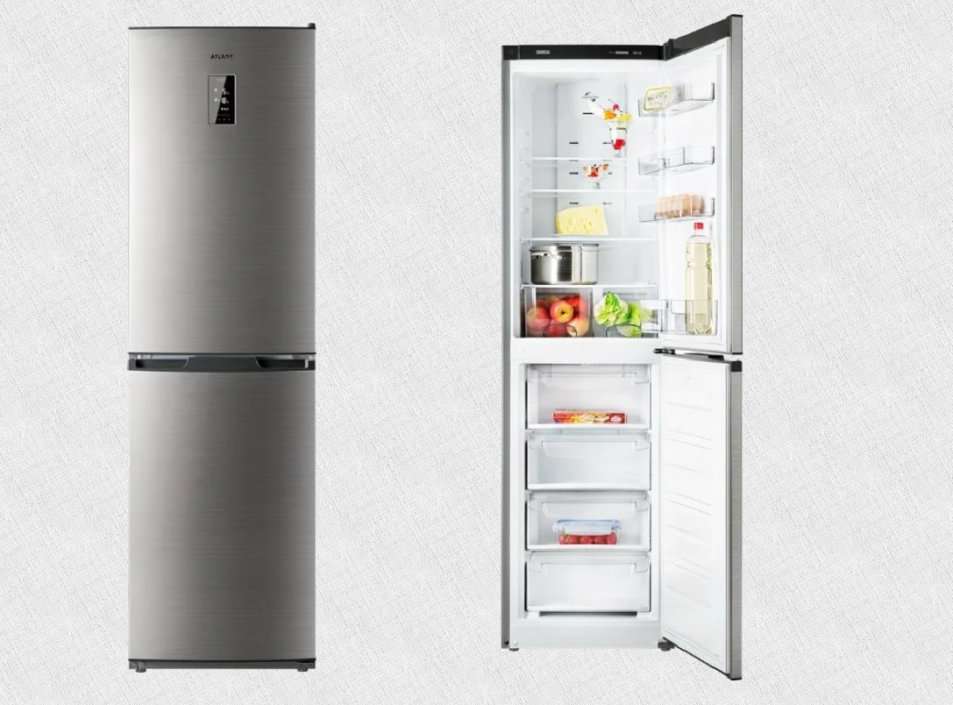 Узкий холодильник на 40, 45 или 50 см двухкамерный