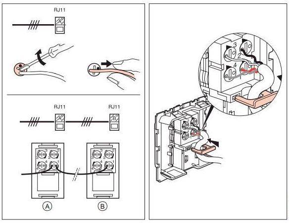 Как подключать телефонные розетки к кабелю правильно? схема и особенности