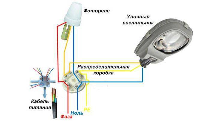 Фотореле для уличного освещения: схема подключения, схема фотореле