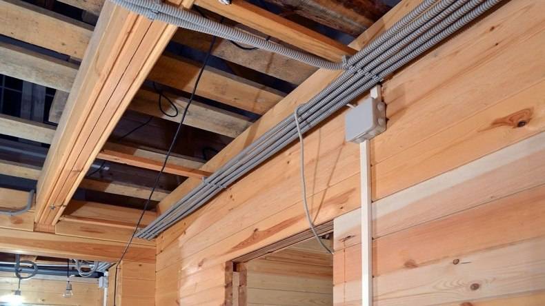 Безопасная электропроводка в деревянном доме: не миф, а реальность