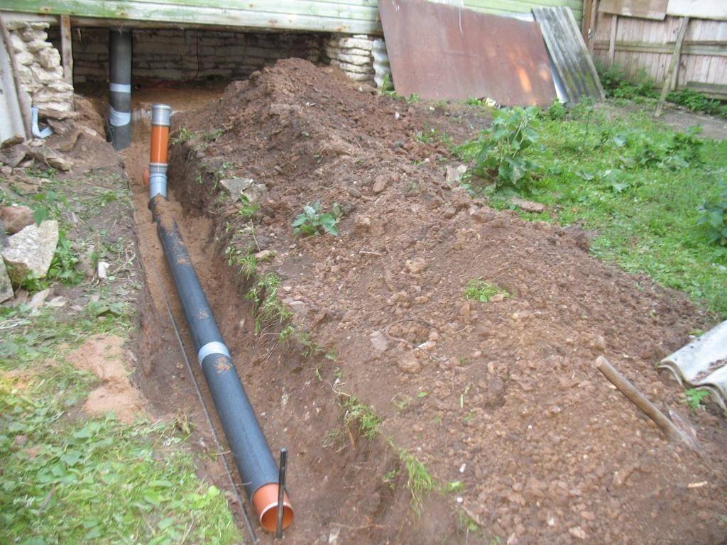 Основные этапы и советы по укладке труб канализационной системы