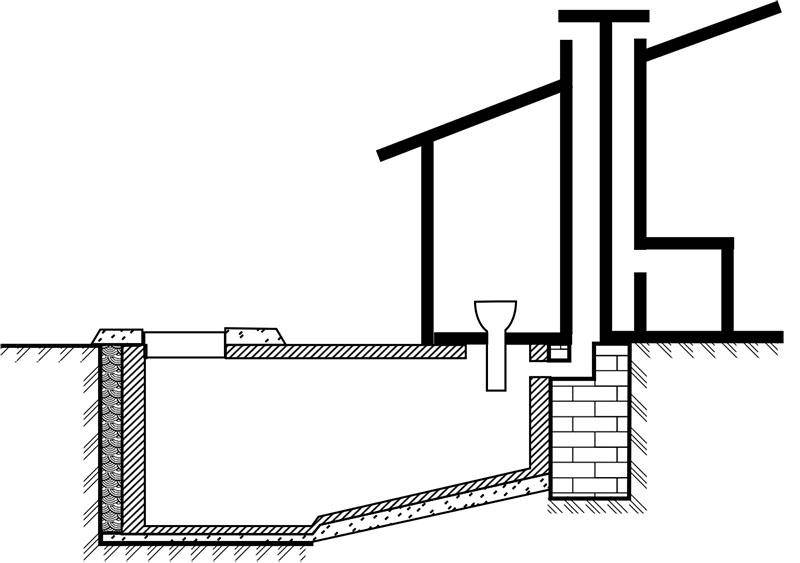 Монтаж вентиляционной системы дачного туалета