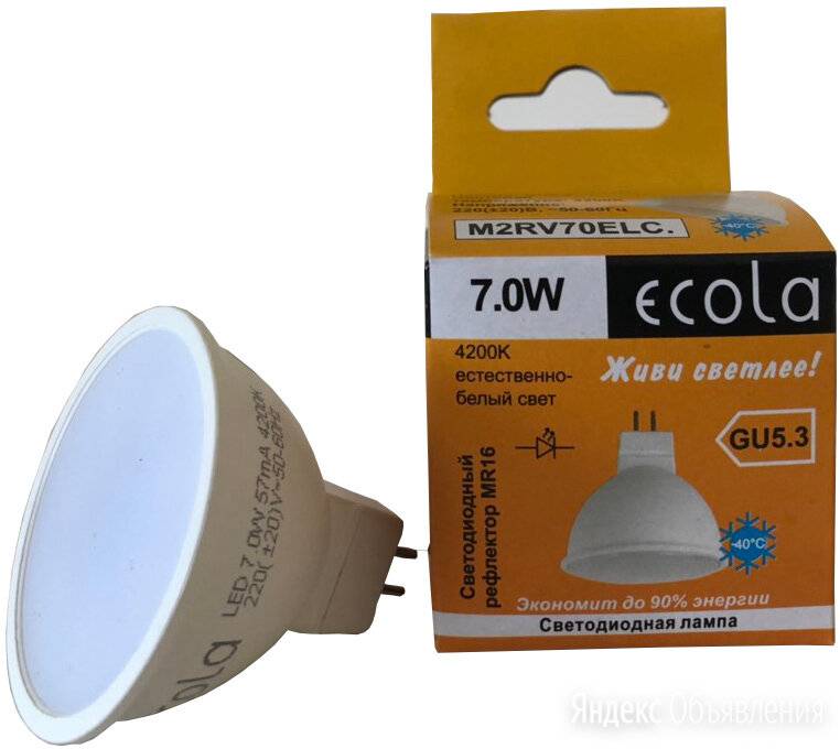Светодиодные лампы экола, особенност и характеристики продукции