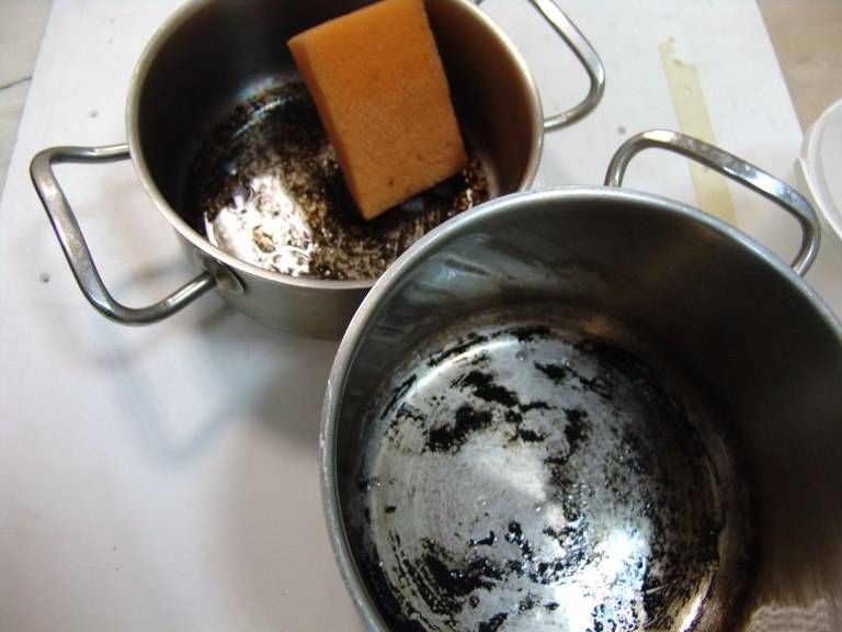 Пригоревшая кастрюля (очистить, отмыть) как, чем: от нагара