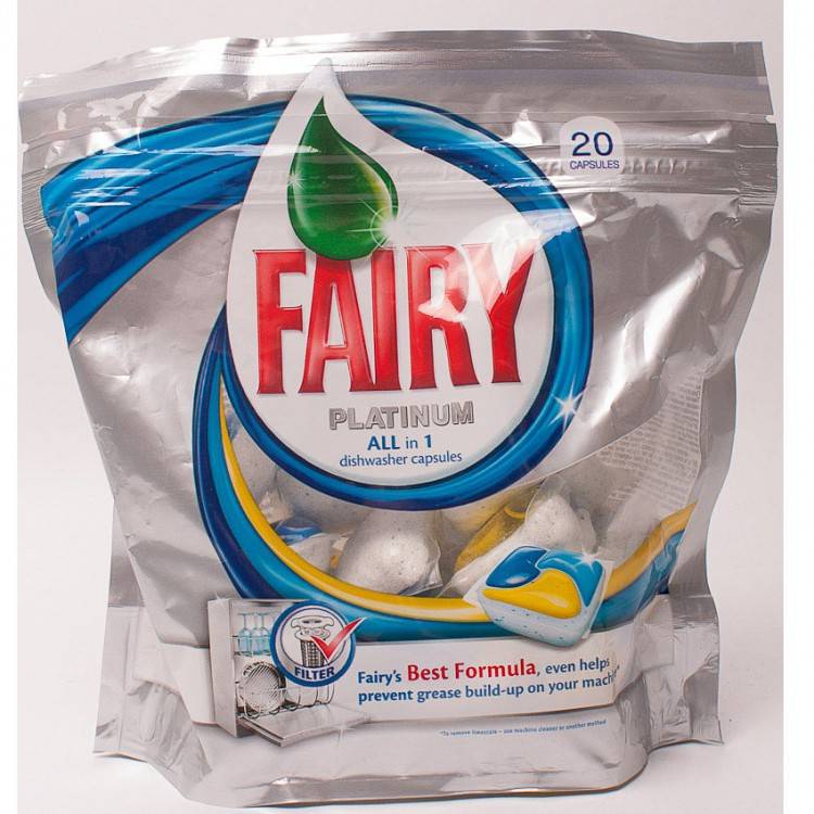 Таблетки Fairy для посудомоечной машины: обзор продуктовой линейки и отзывы покупателей