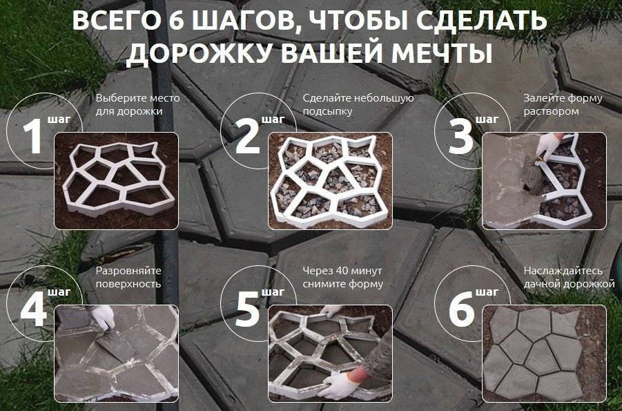 Как изготовить формы для тротуарной плитки своими руками — пошаговая инструкция