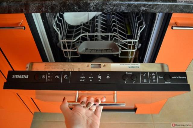 Посудомоечная машина siemens sr64e003ru - обзор, характеристики, отзывы