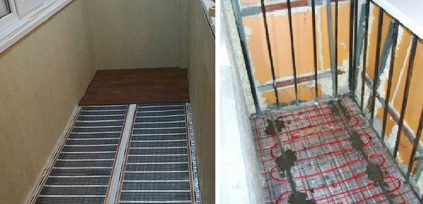 Теплый пол на балконе или лоджии под плитку: как обустроить