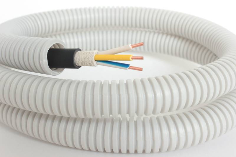 Гофра для кабеля и проводов:  виды и назначение, характеристики и монтаж - свой дом