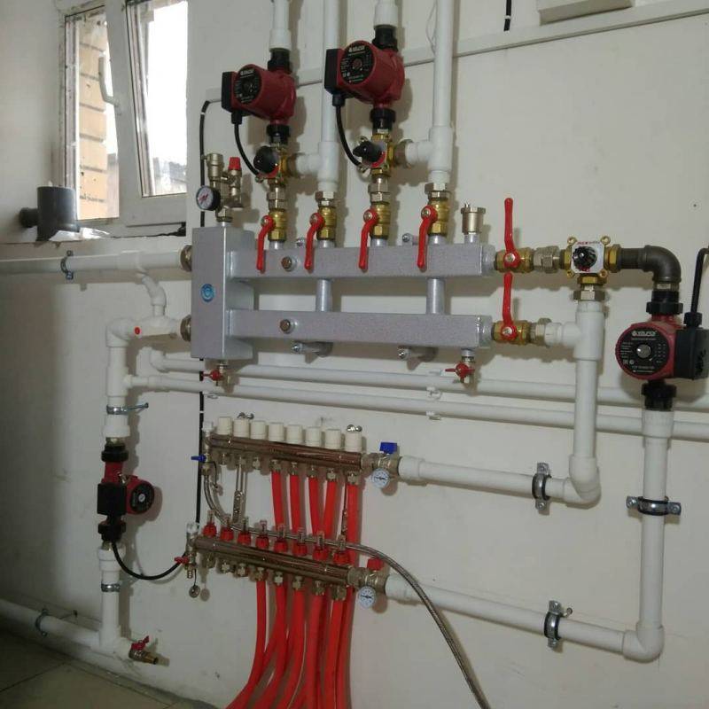Распределительная гребенка для отопления, монтаж распределительного коллектора системы отопления