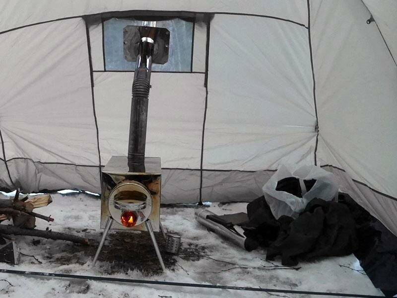 Виды отопления для палатки или обогрев без угара