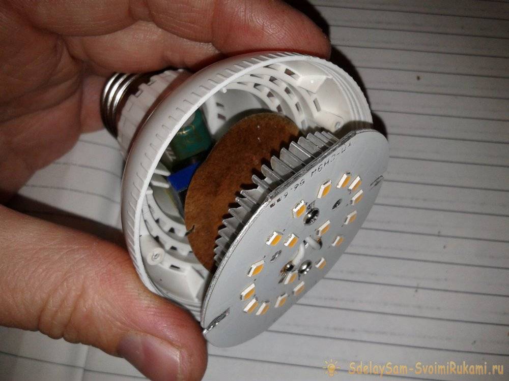 Ремонт светодиодных led ламп на примерах