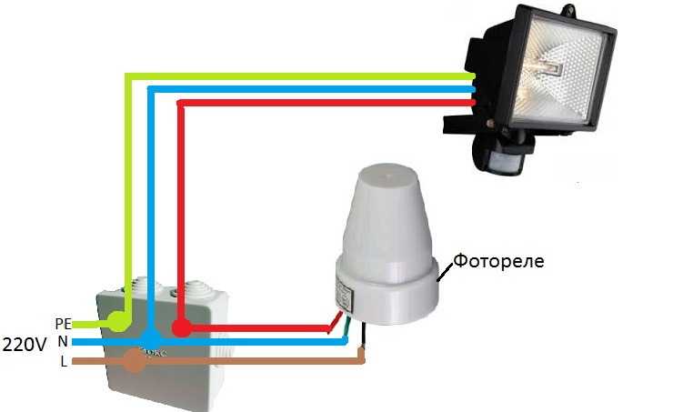 Фотореле для уличного освещения - характеристики и схема подключения датчика своими руками