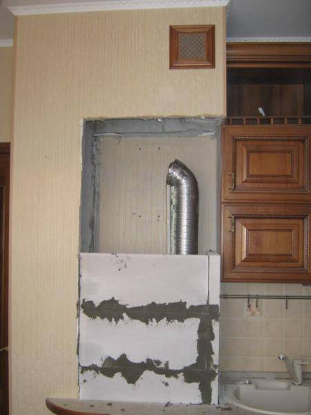Демонтаж, восстановление и современный дизайн вентиляционных коробов на кухне