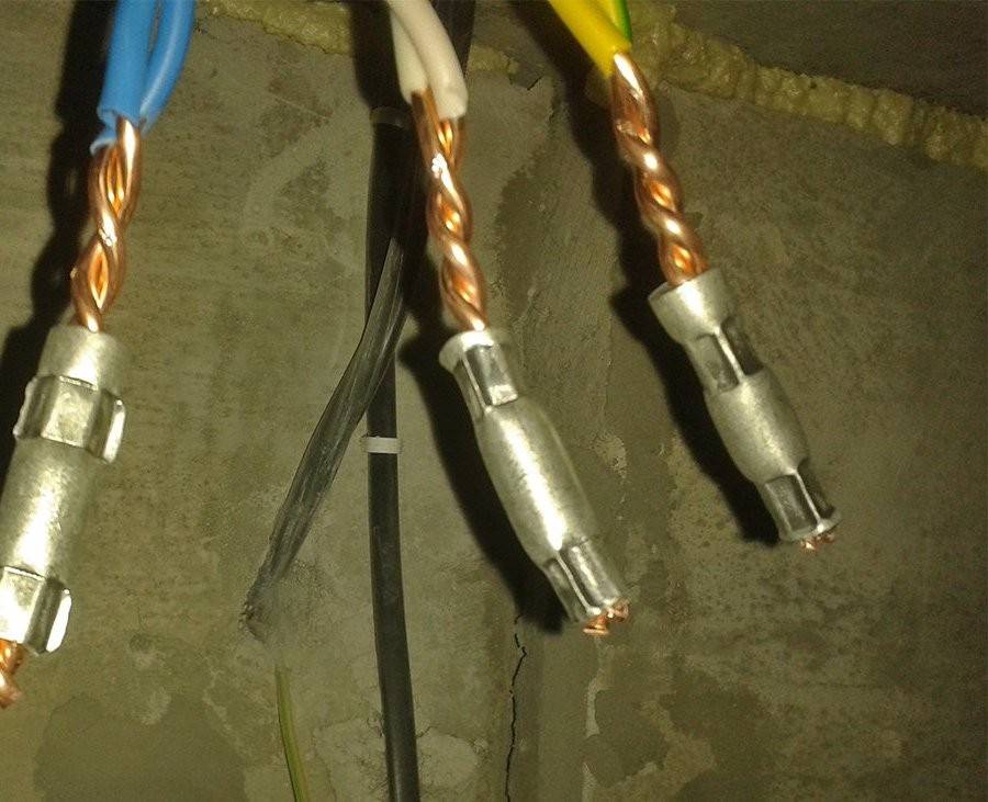 Как правильно соединять алюминиевые провода между собой чтобы не нагревались