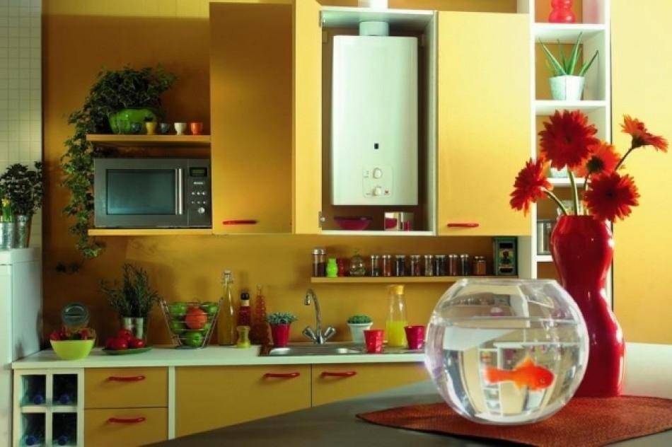 Как спрятать газовый котел на кухне: варианты с фото | всёокухне.ру