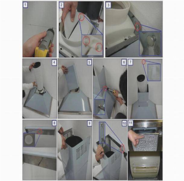 Установка вытяжки на кухне своими руками: процесс и этапы монтажа — вентиляция и кондиционирование
