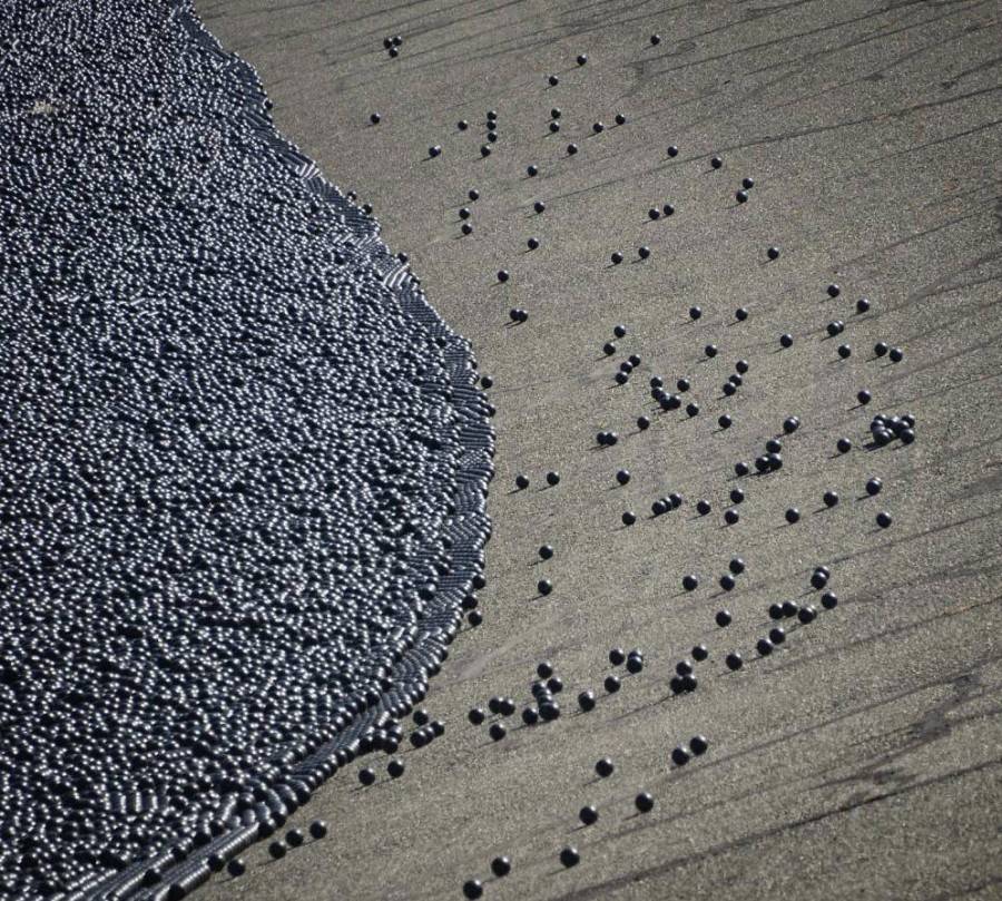 96 000 000 чёрных шариков в водохранилище лос-анджелеса: зачем они там?