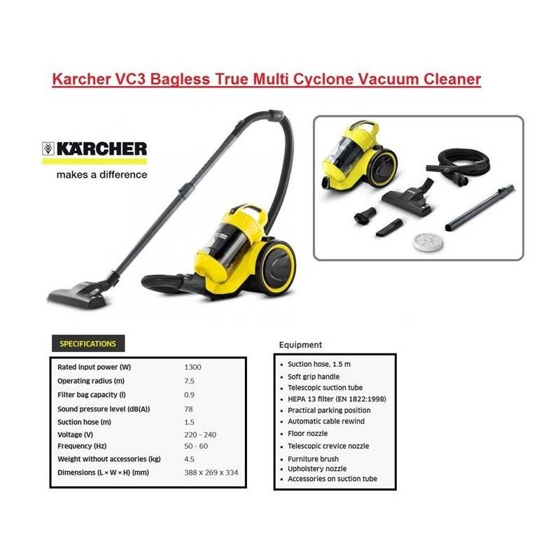 Обзор пылесоса karcher vc 3: функции, особенности + сравнение с конкурирующими моделями других производителей