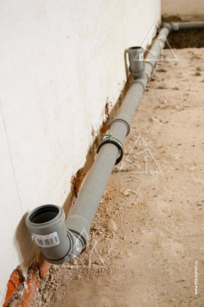 Трубы для канализации внутренней и наружной - как выбрать, какой угол наклона делать