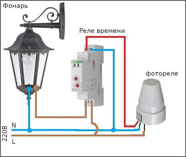 Фотореле для уличного освещения (выбор, схемы подключения)