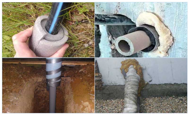 Утепление водопровода в земле: как защитить наружную часть труб