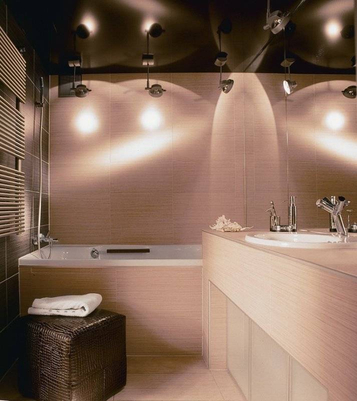Освещение в ванной комнате: правильная организация поставки света