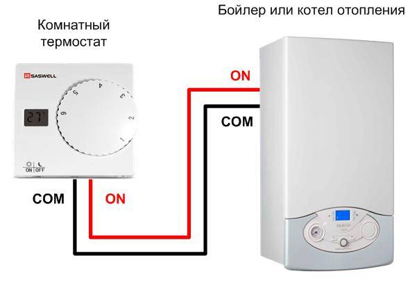 Комнатный термостат для газового котла baxi: подключение и установка уличных терморегуляторов бакси