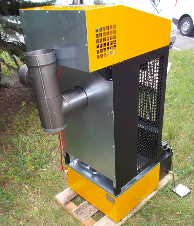 Воздухонагреватель (теплогенератор) на отработанном масле energylogic el140h-s