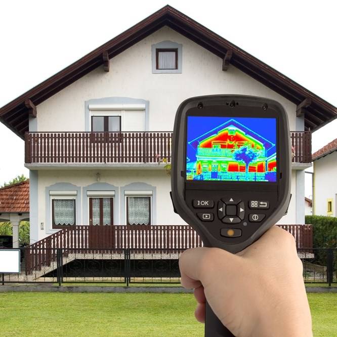 Тепловизор для строительства: как делать обследование тепловизором дома