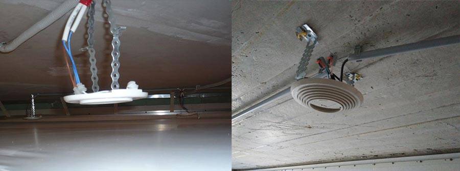 Закладная под люстру в натяжном потолке: подробный инструктаж по монтажу платформ под люстры