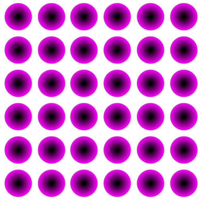 Тест на внимательность: какого цвета шарики на картинке?