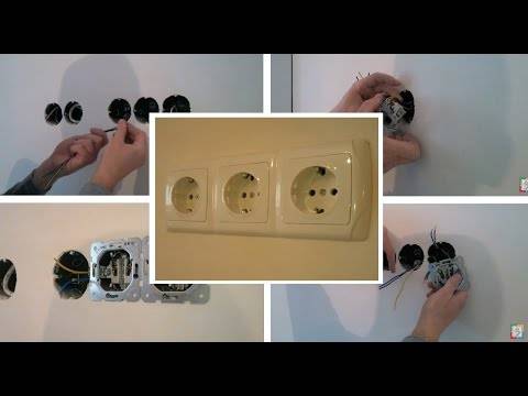 Как подключить розетку и выключатель в одном корпусе (фото, видео)