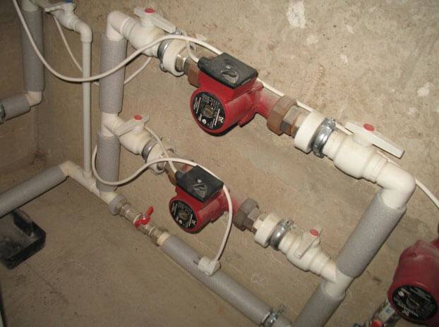 Установка насосов в системе отопления. установка насоса в систему отопления