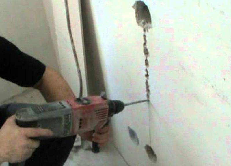 Как штробить кирпичную стену