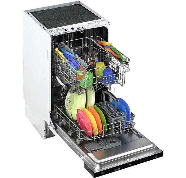 Обзор посудомоечной машины korting kdi 45175: широкие возможности узкого формата
